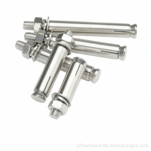 Stainless Steel Expansion Bolt and Sleeve Anchor: Types 304 and 316